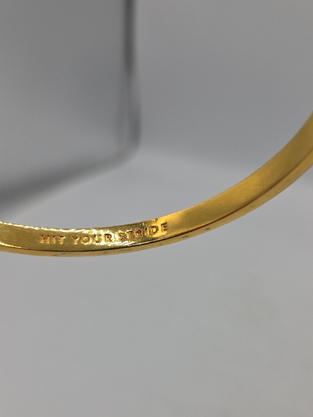 kate spade Hit Your Stride Gold-Tone Multi-Color Enamel Bangle Bracelet - Picture 4 of 6